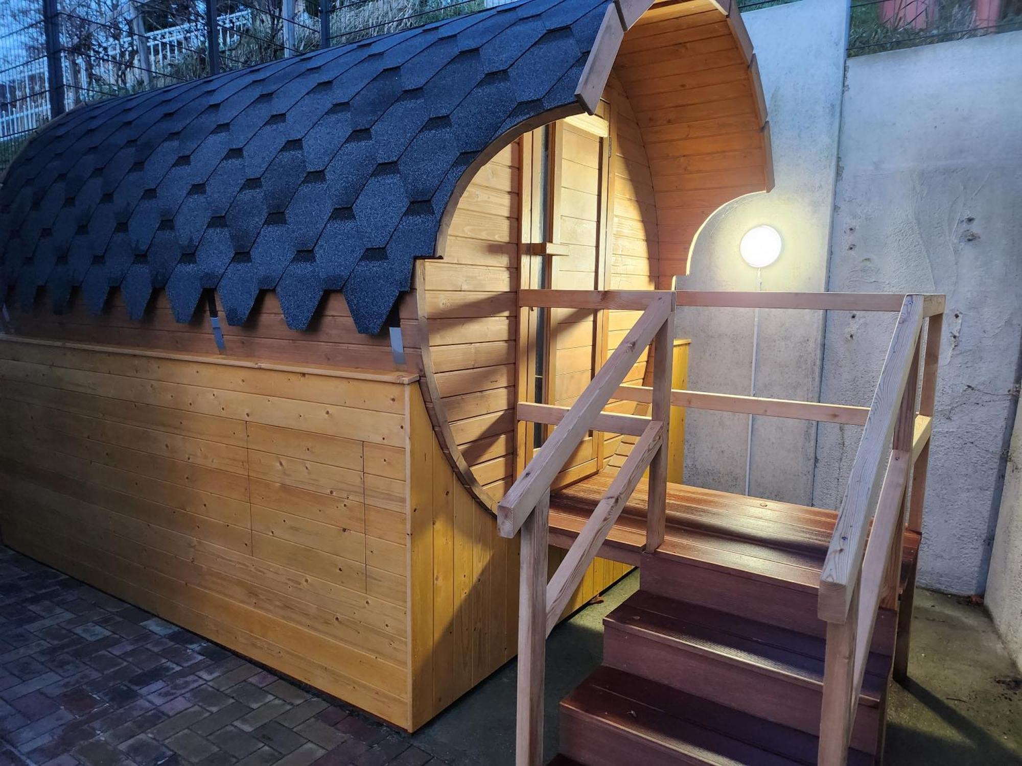 לודין Haus Strandkoerv Mit Fass-Sauna מראה חיצוני תמונה